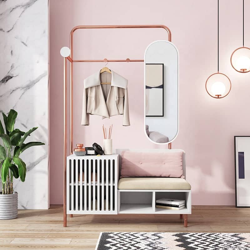 Shoe Rack with Mirror - RG33