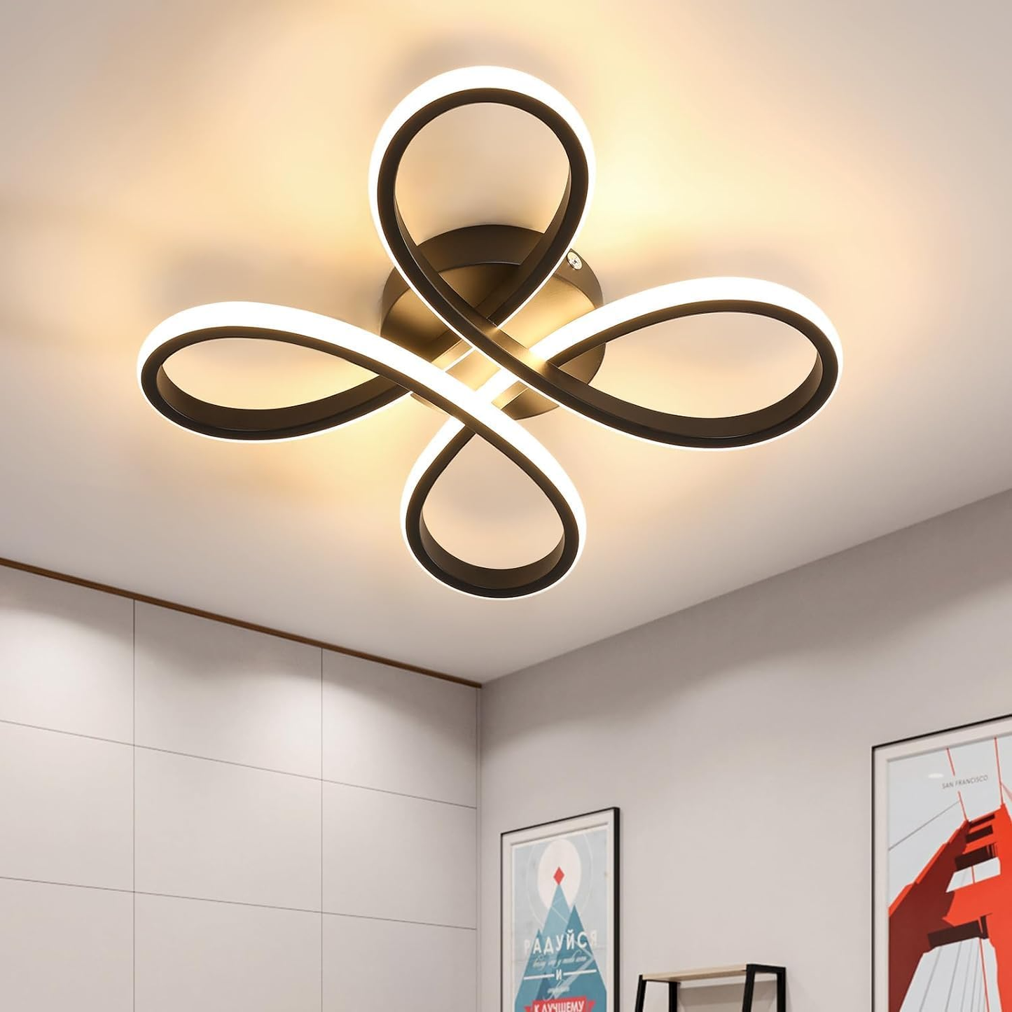 Black Ceiling Light - H0916