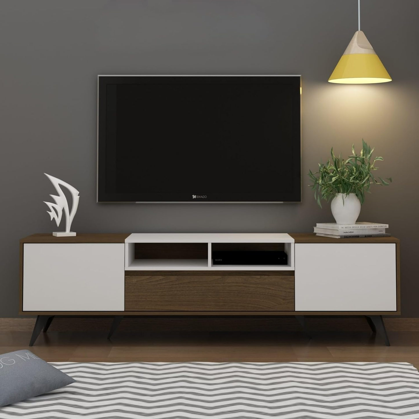 طاولة تلفاز بتصميم مميز