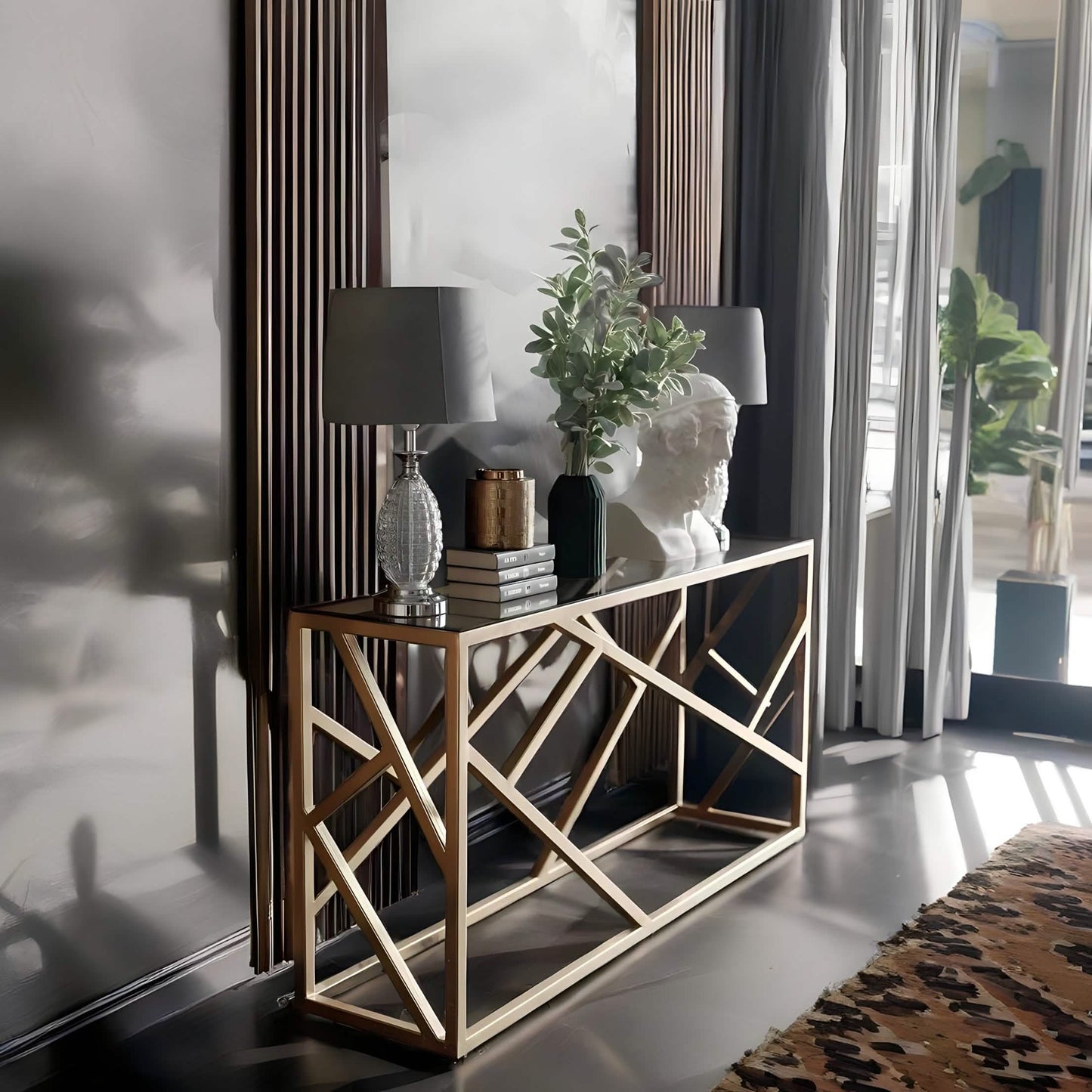 Glass Top Console - RON12