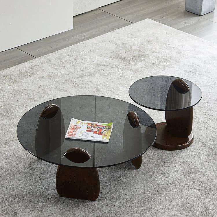طاولة قهوة بسطح زجاجي - MODULUXE-homznia