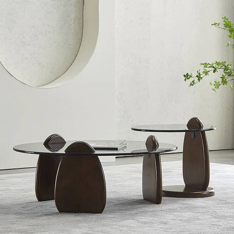 طاولة قهوة بسطح زجاجي - MODULUXE-homznia