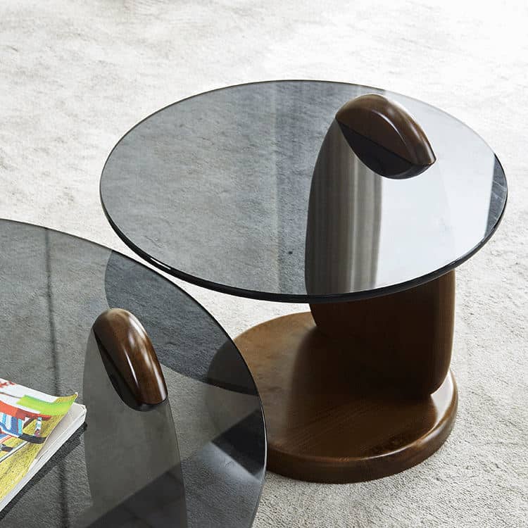 طاولة قهوة بسطح زجاجي - MODULUXE-homznia