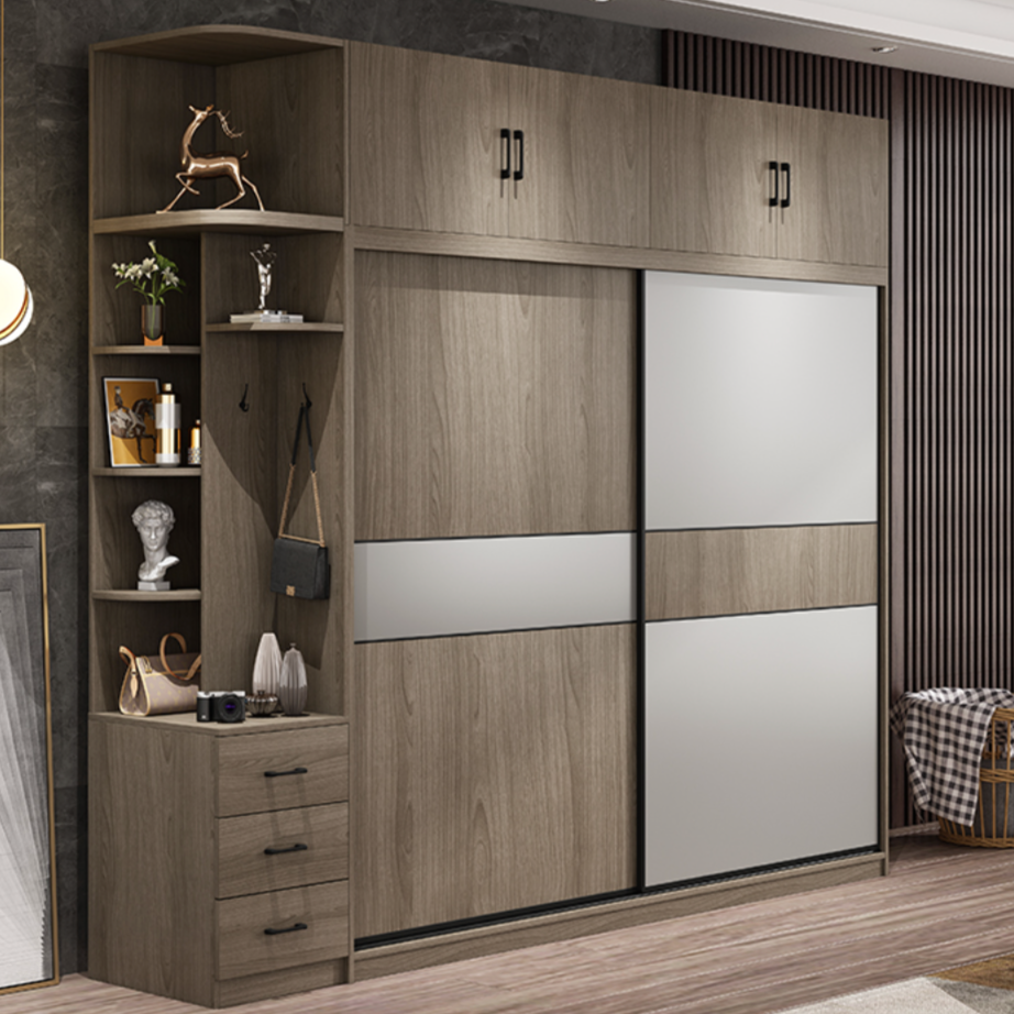 modern storage cabinet closet bedroom sliding