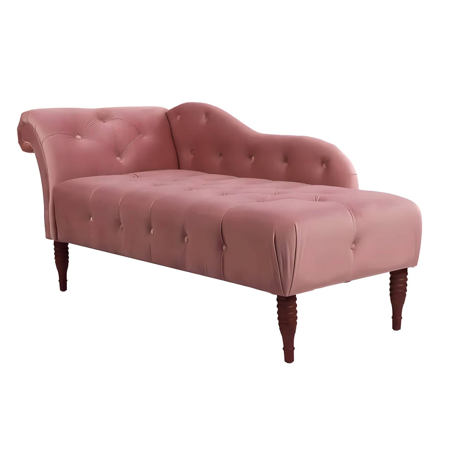 Chaise longue sofa, beech wood - BUF118