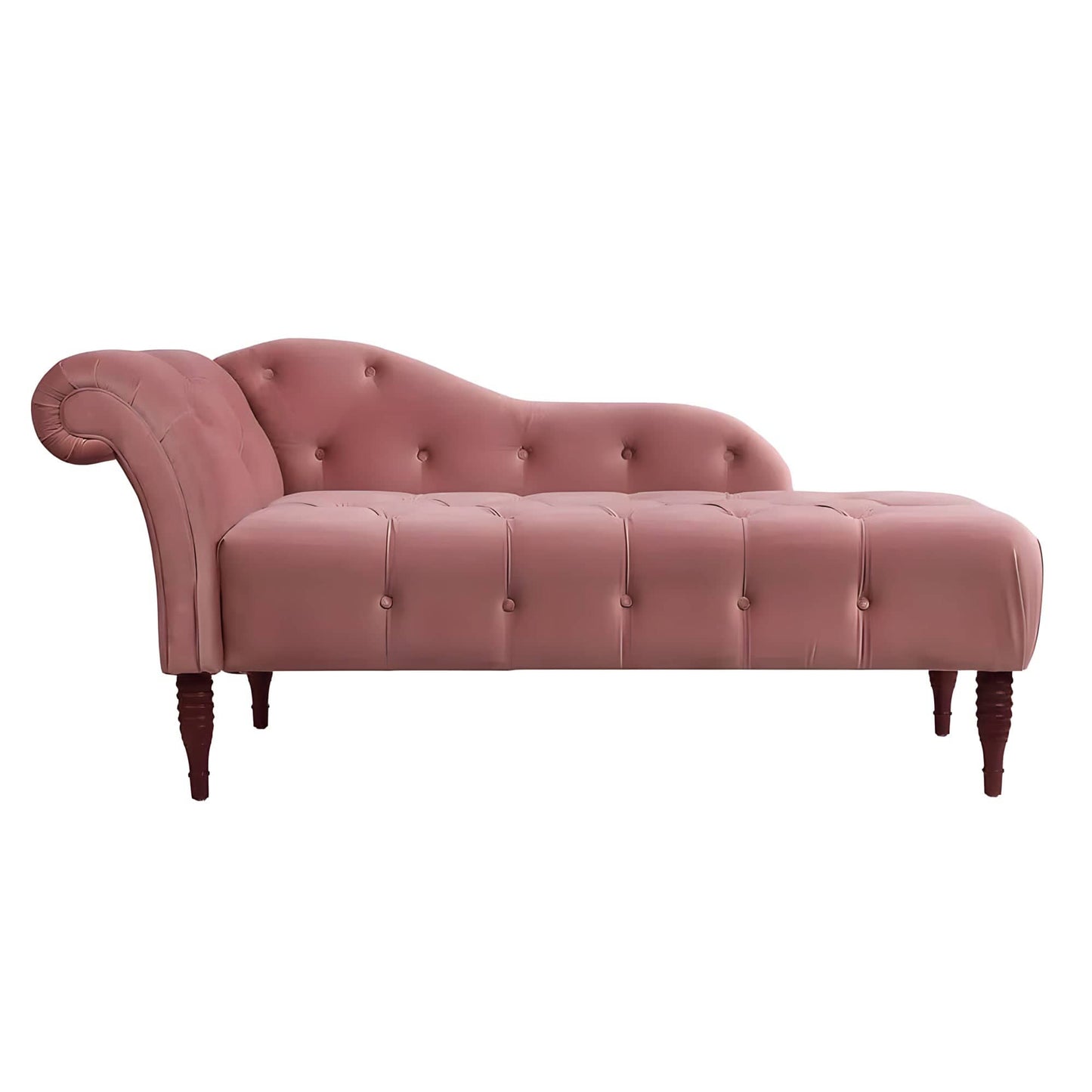 Chaise longue sofa, beech wood - BUF118