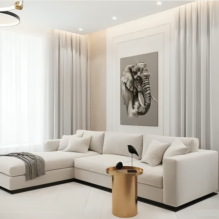 كنبة حرف L مودرن - PLC16-homznia