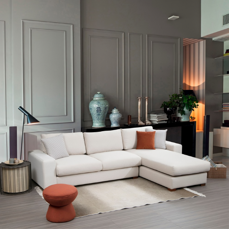 كنب زاوية بتصميم مودرن - PLC39-homznia