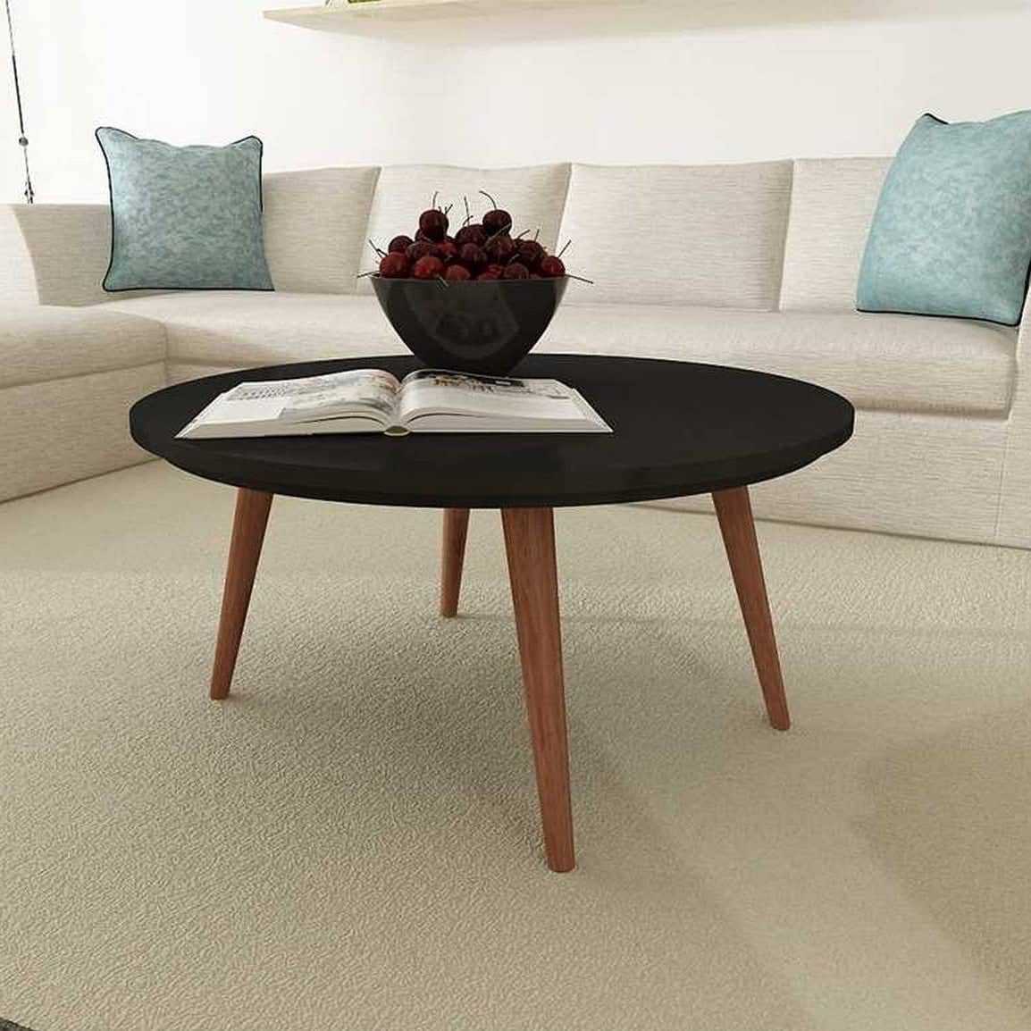طاولة قهوة بشكل دائري - CLG358-homznia