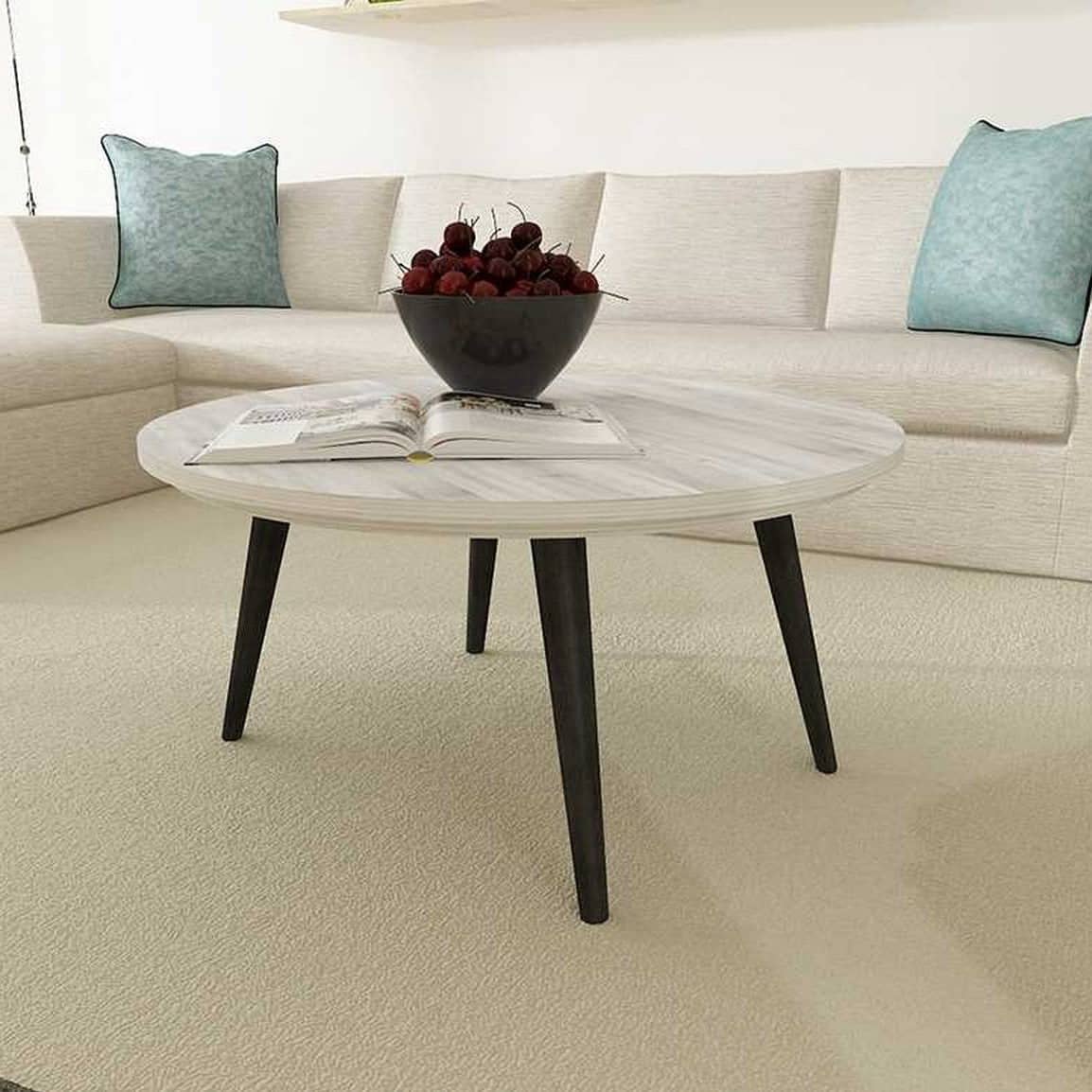طاولة قهوة بشكل دائري - CLG358-homznia