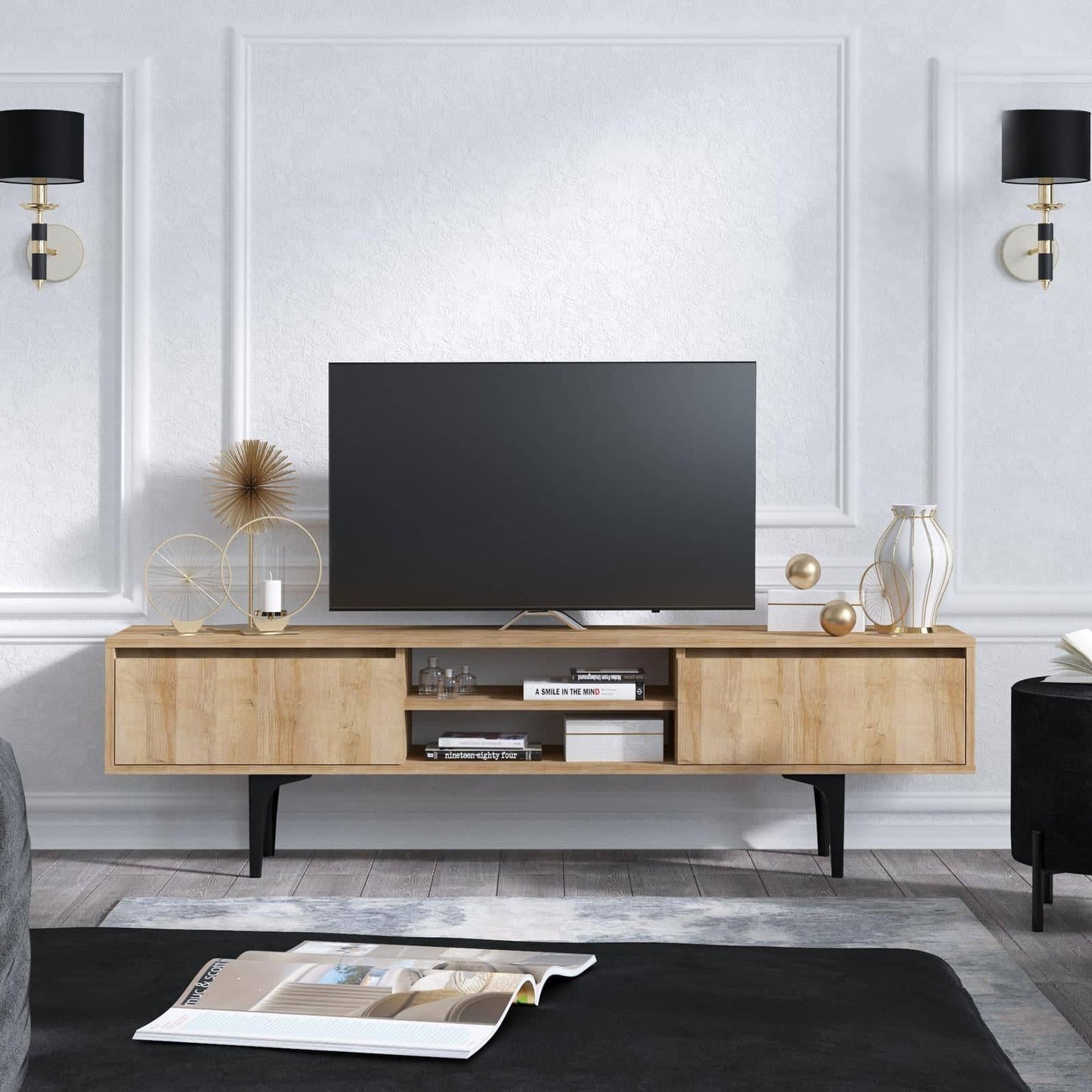 طاولة تلفاز خشبية مميزة - CLG261-homznia