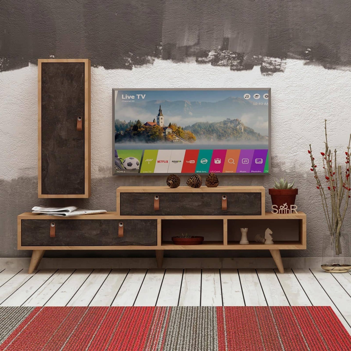 طاولة تلفاز بتصميم مبتكر - CLG271-homznia