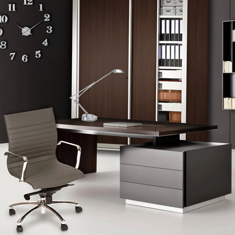 مكتب خشبي بتصميم مميز - LIT24-homznia