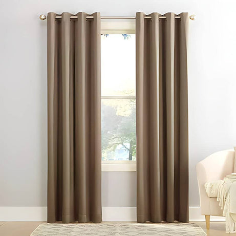 Dark Beige Curtain - CART29