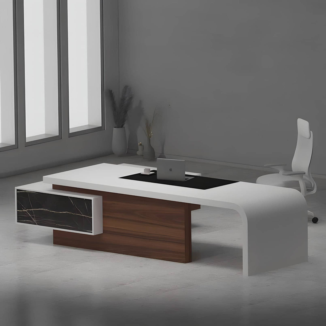 Natural wood desk - ARO114