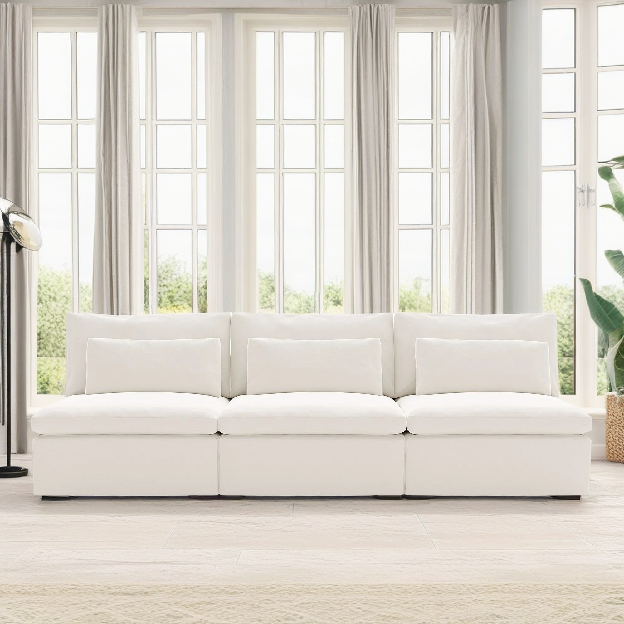 Natural wood sofa - HIP3