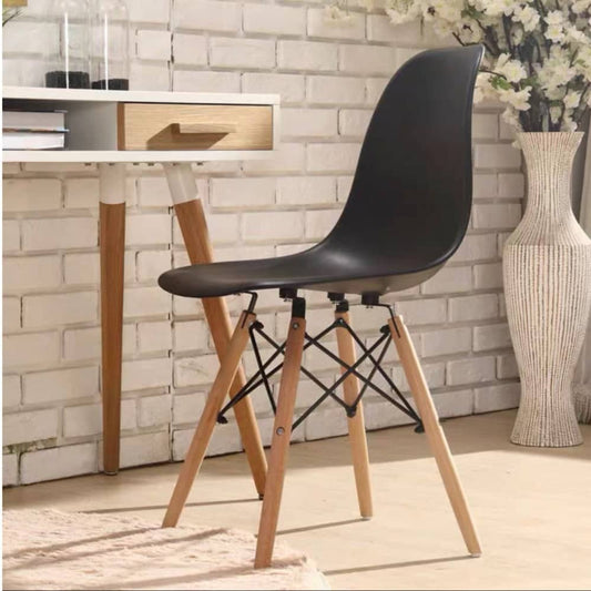 Office chair with wooden legs - STAR