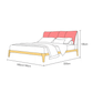 سرير بتصميم حديث - ROOK-homznia