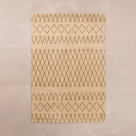 سجادة صوف بيج غامق 200*300 سم - LUS189 - Homix