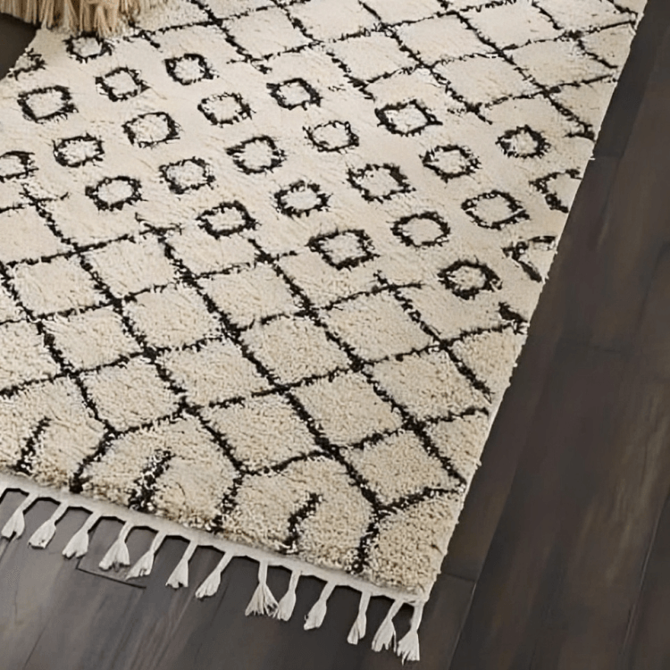 سجادة صوف اسود*بيج 200*300 سم - LUS190 - Homix