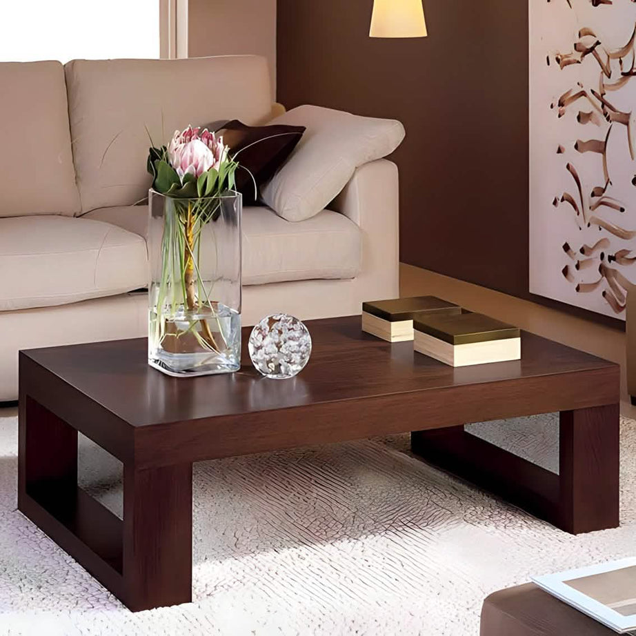 Natural wood coffee table - LEGA15