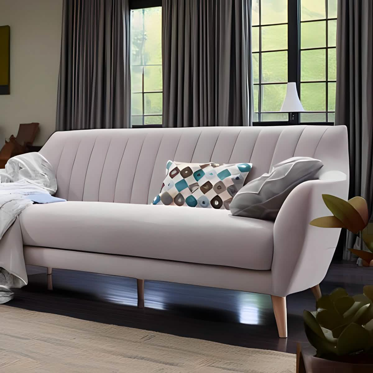 Beech wood sofa - KET42