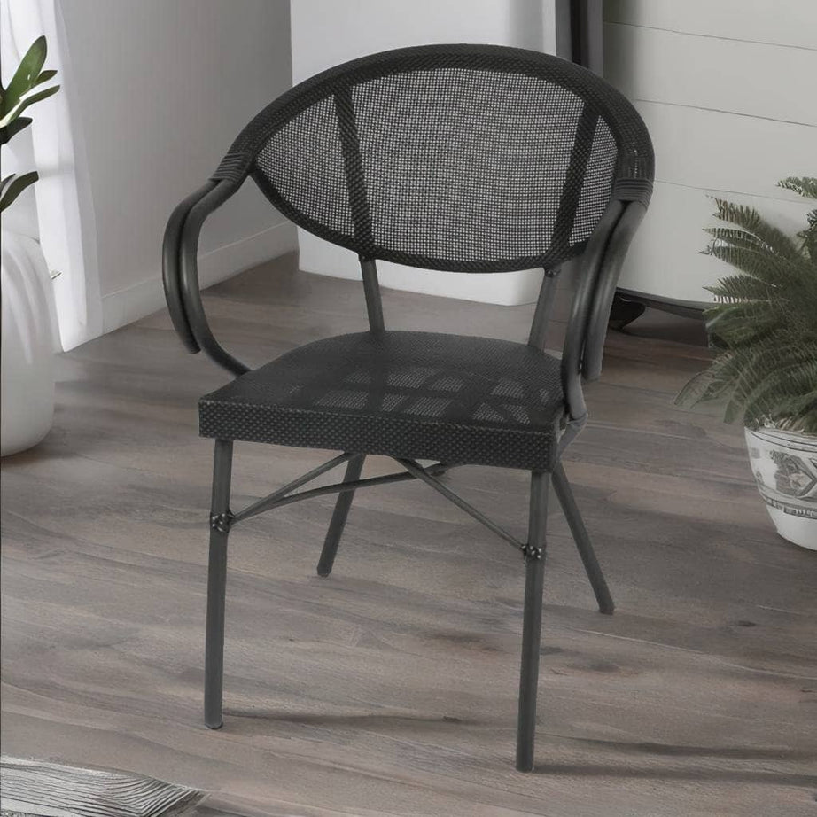 Outdoor chair with metal frame - S-1282