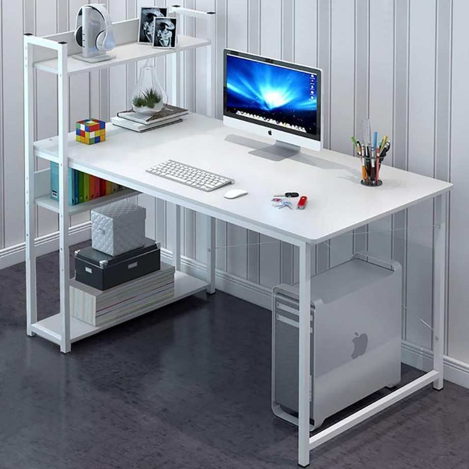 White metal desk - H0992