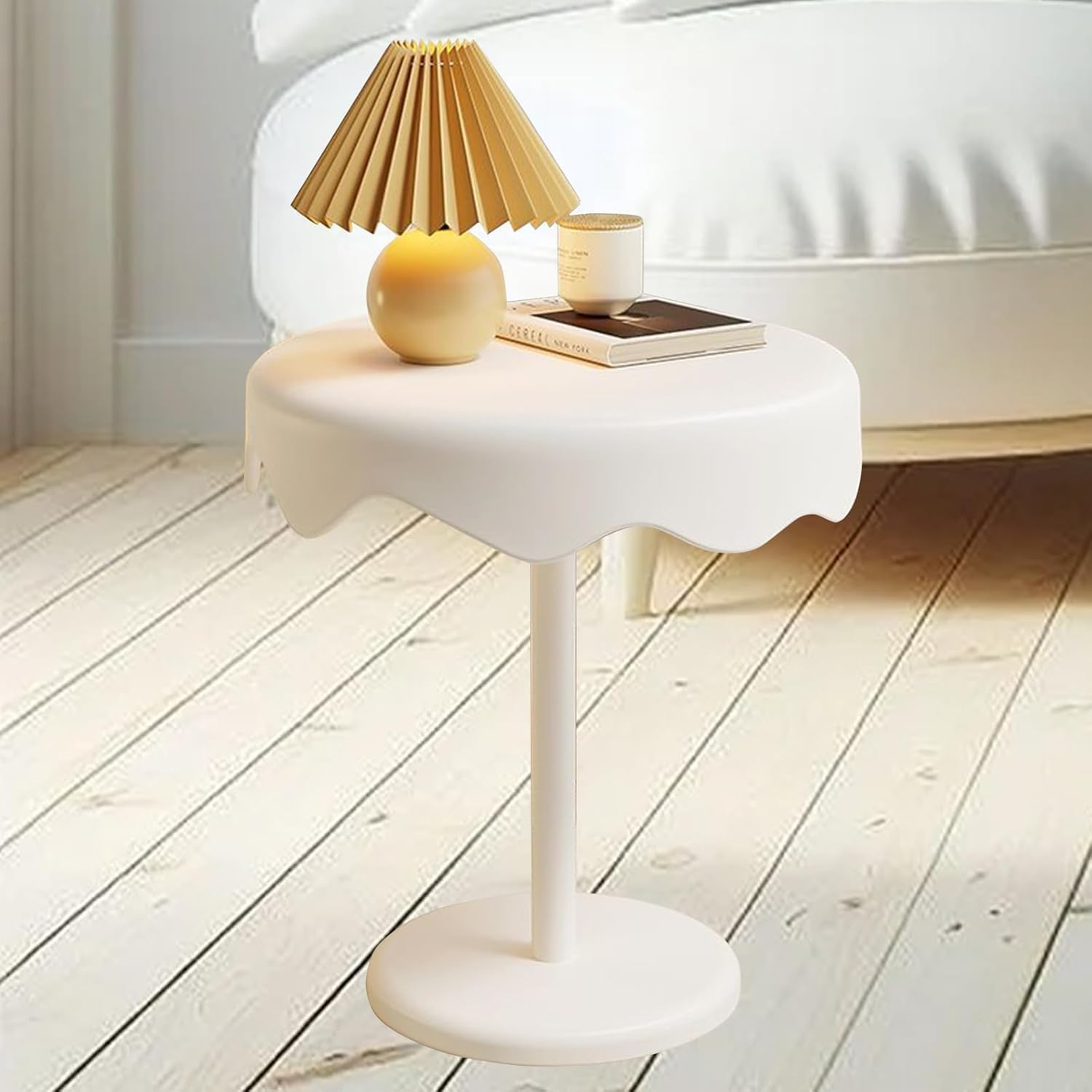 White side table - H0902 