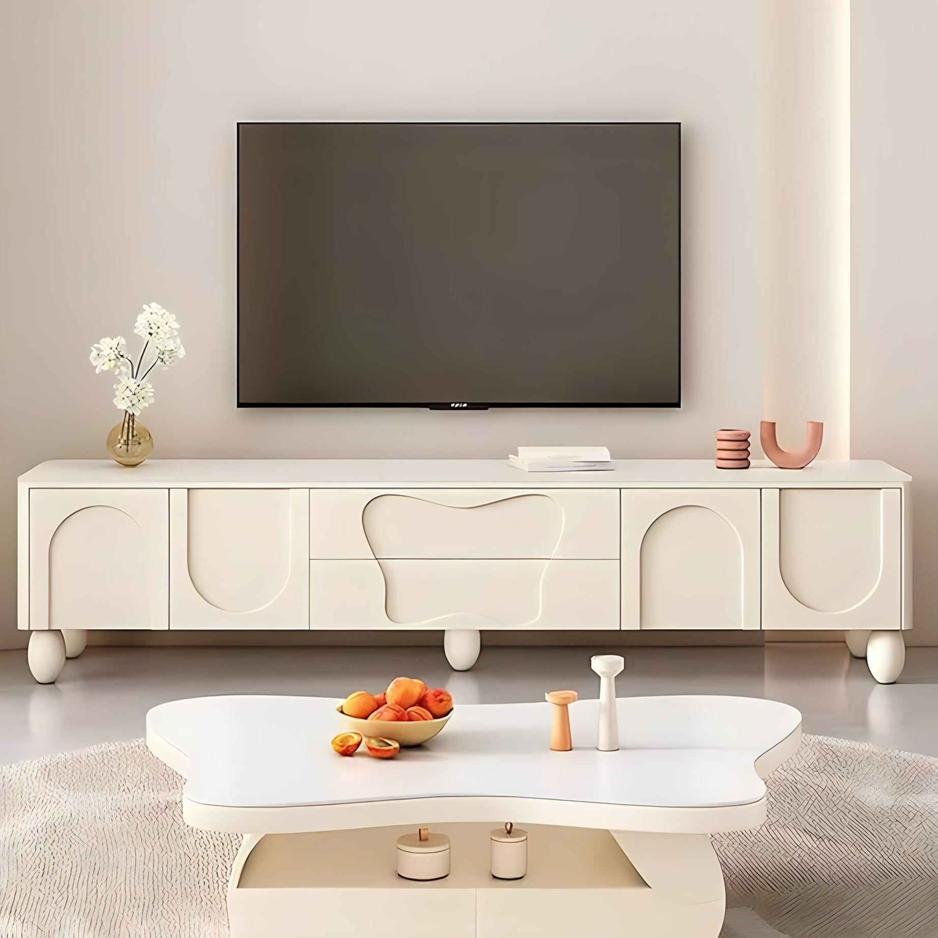 طاولة تلفاز بتصميم مميز