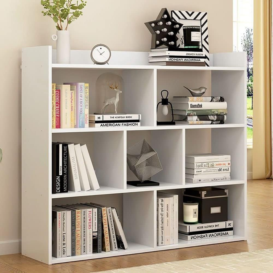 White Wooden Shelving Unit - H0842