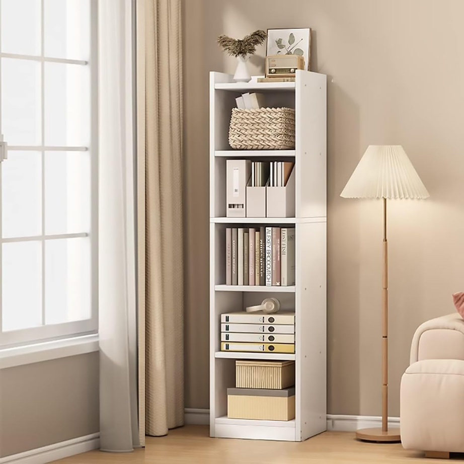 White Wooden Shelving Unit - H0833