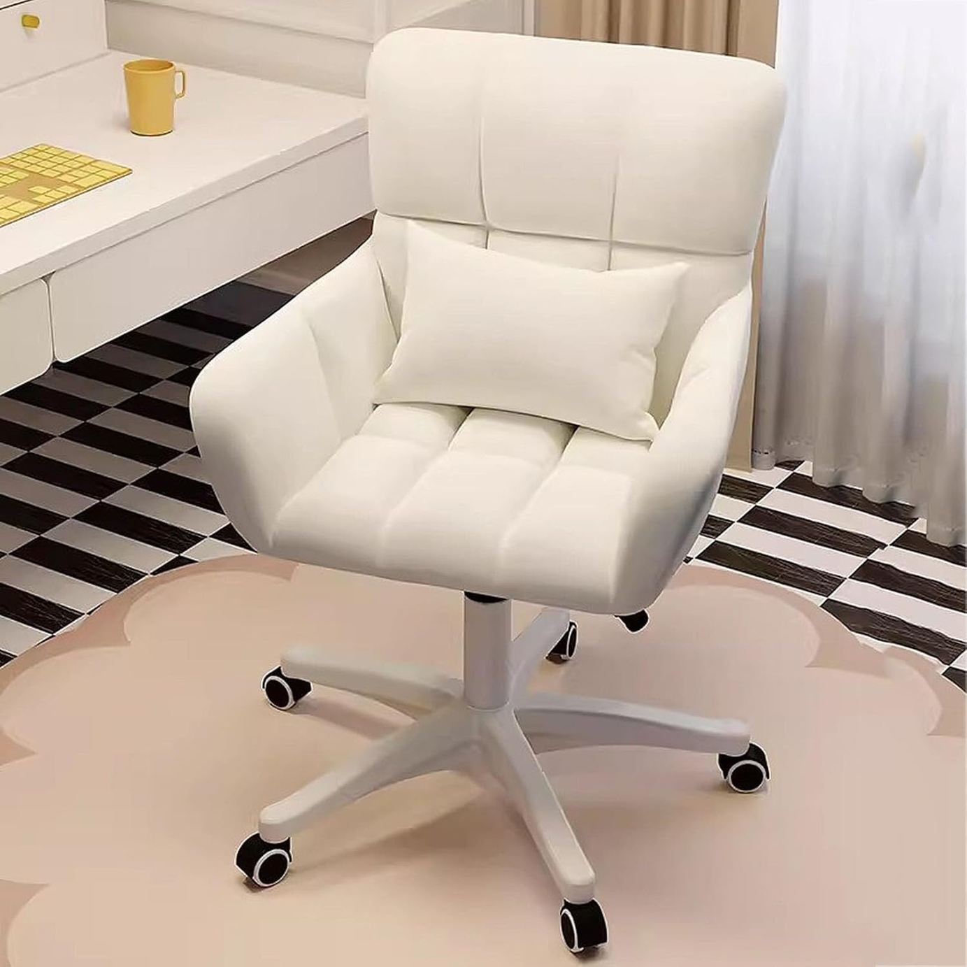 White Office Chair - H0929