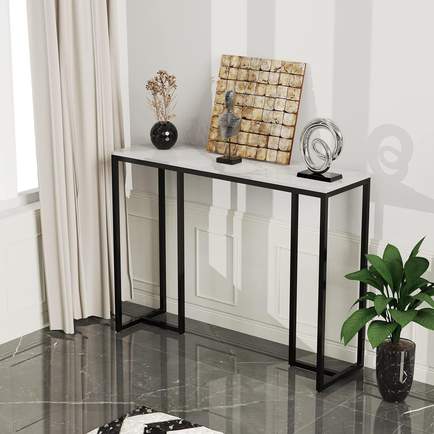 Modern metal console - H0544