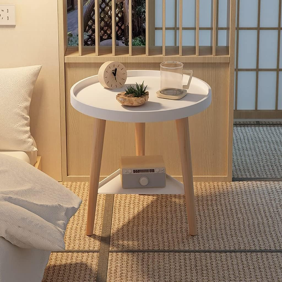 Wooden side table - H0114