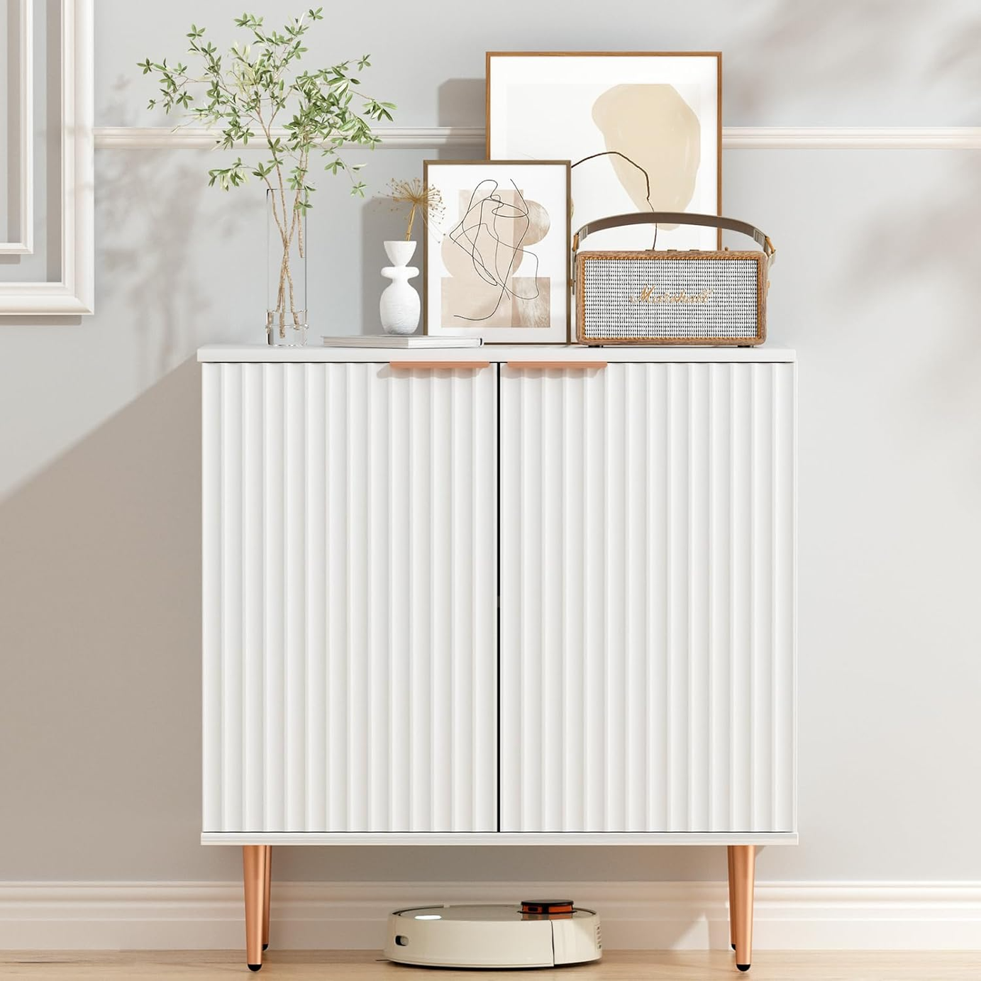 White Wooden Buffet - H0590