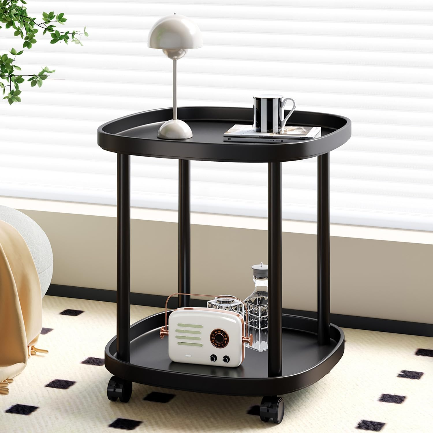 Black side table - H0875 