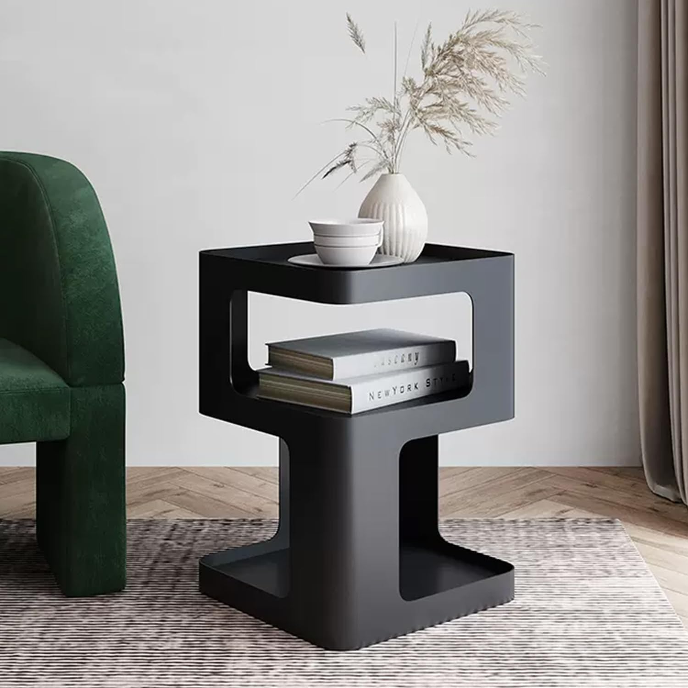 Metal side table - H0486