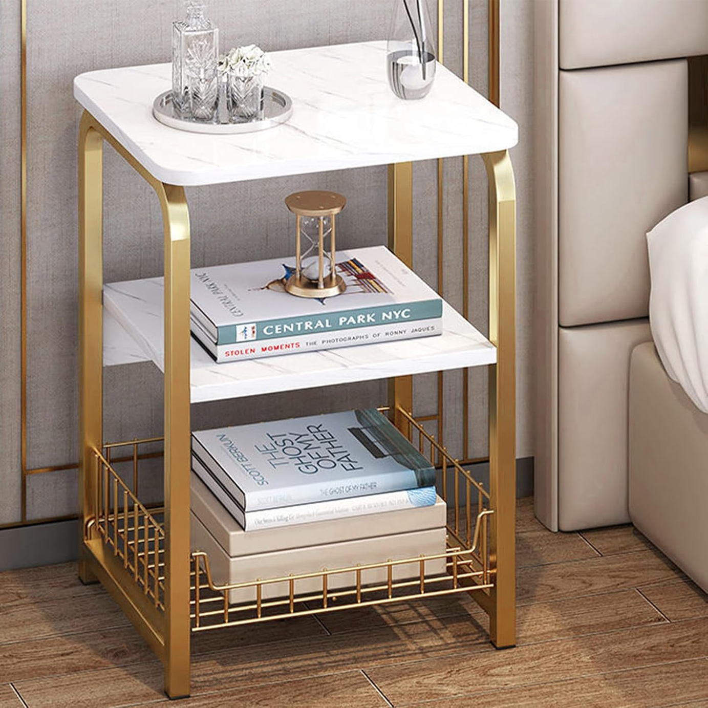 Metal side table - H0476