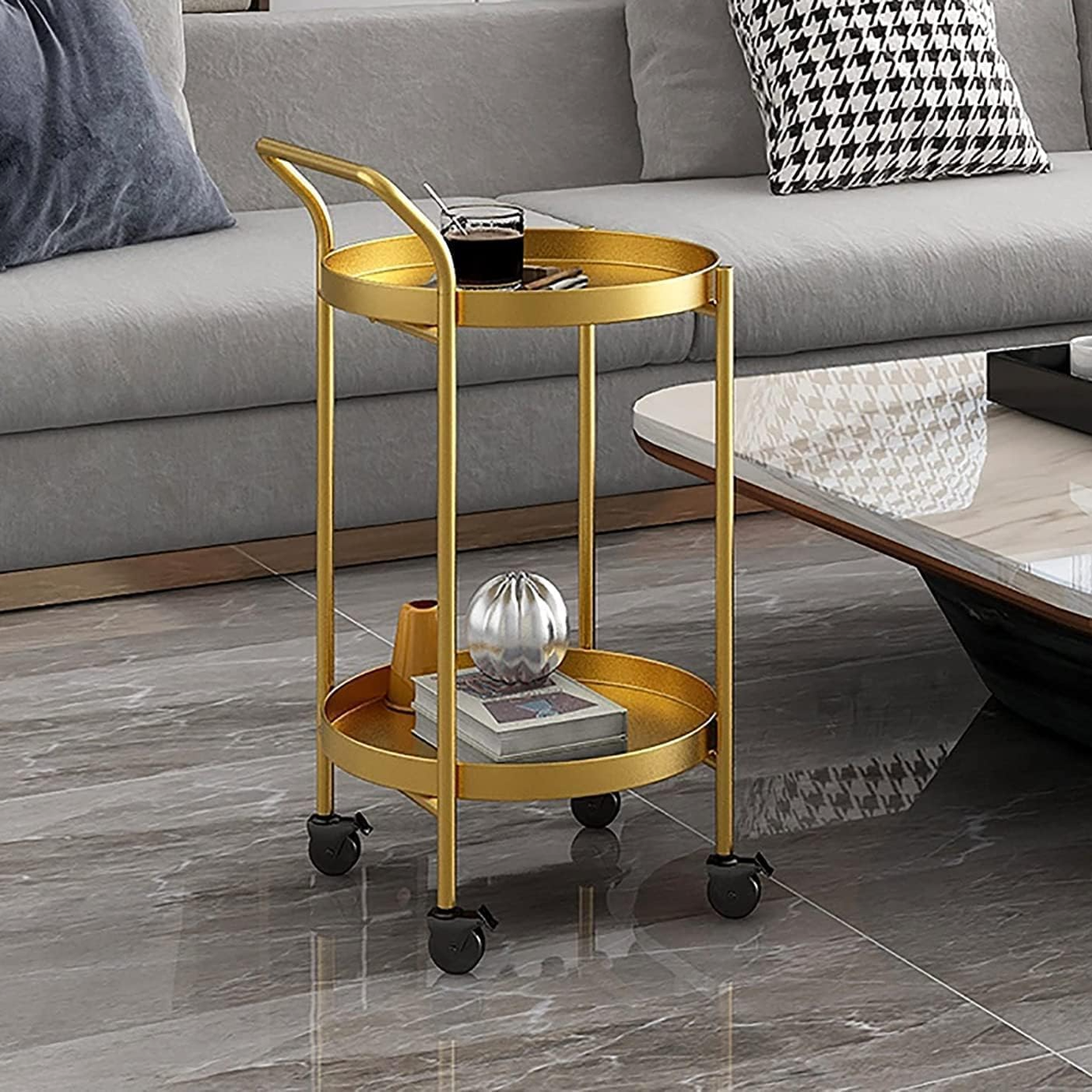 Gold Side Table - H0874 