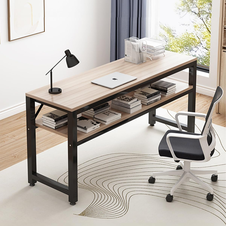 Black metal desk - H0998