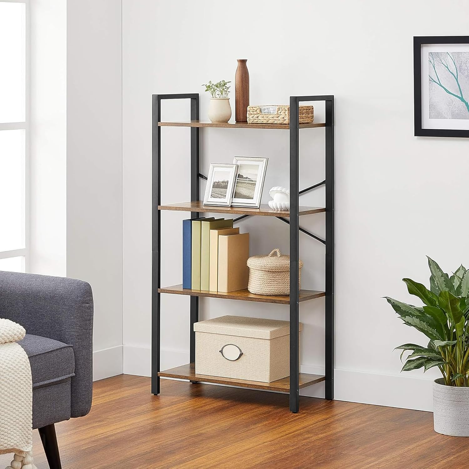 Brown Shelving Unit - H0838