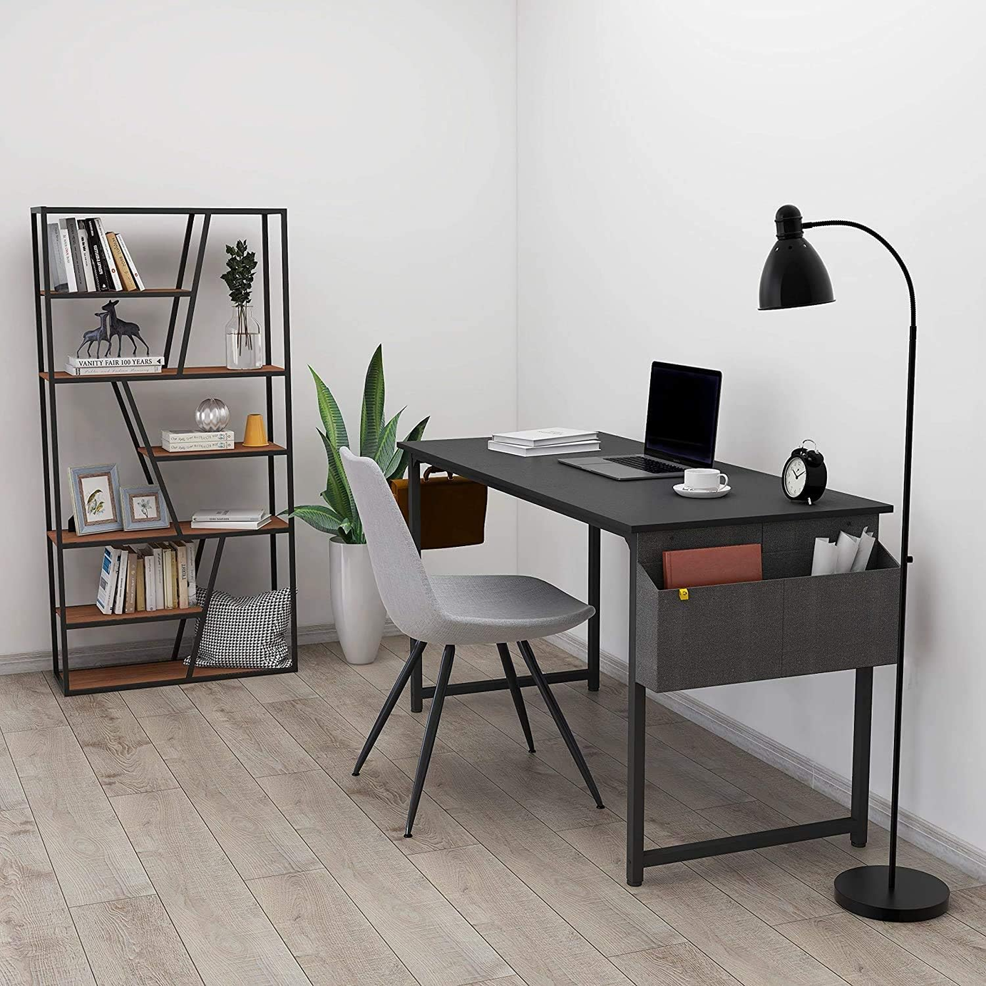 Black metal desk - H1022 