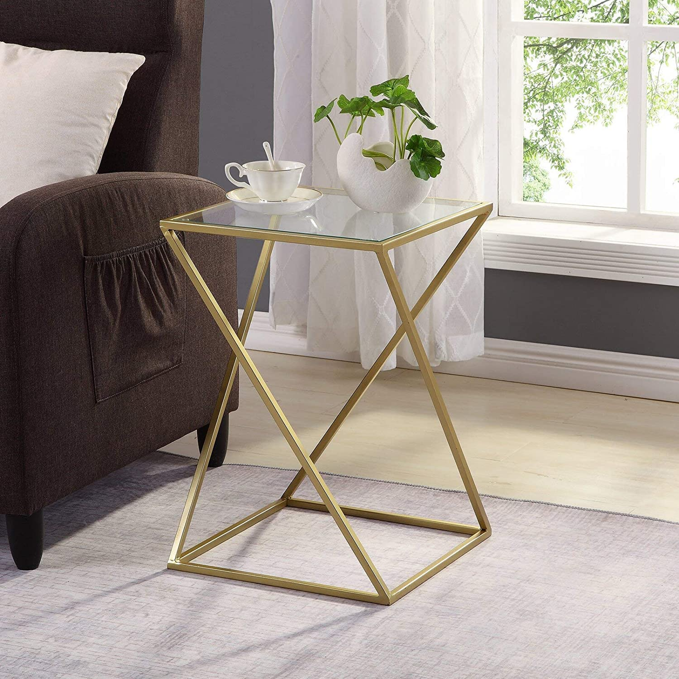 Glass side table - RON71