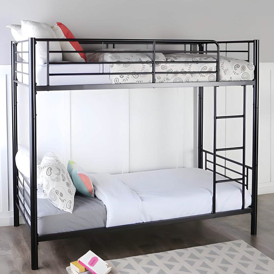 Black Metal Bunk Bed - RON268