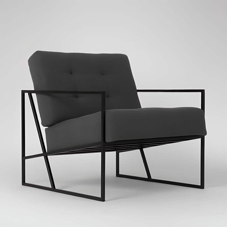 Metal and fabric chair - RON148