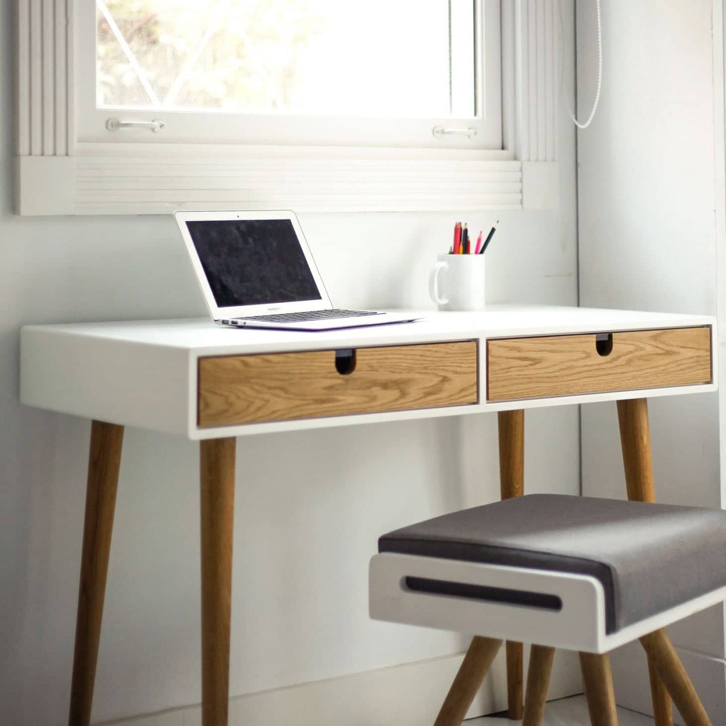 مكتب خشبي بسيط - DORE-homznia
