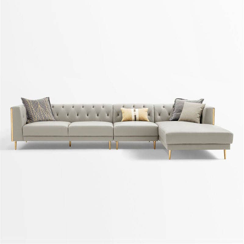 Modern L-shaped sofa - VELA