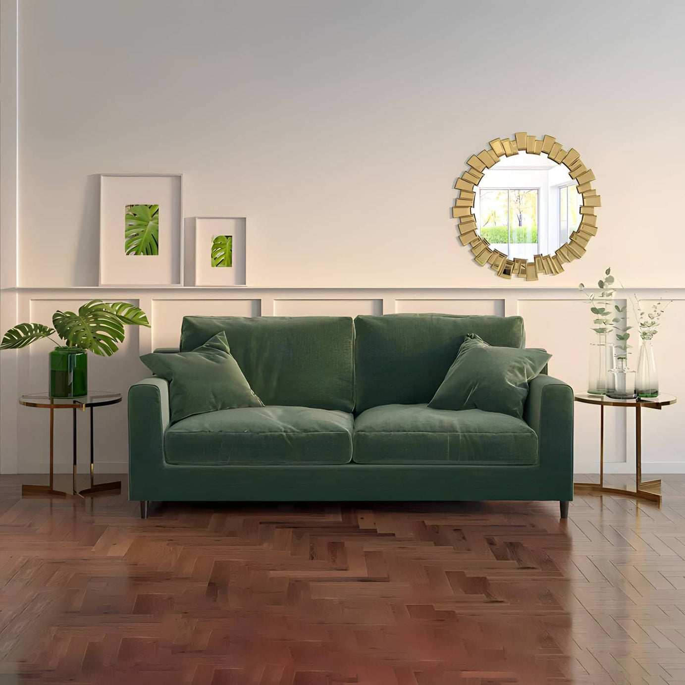 Beech wood sofa - MAS13