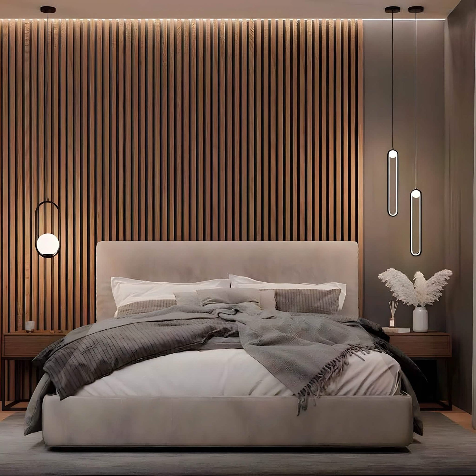 سرير بتصميم انيق